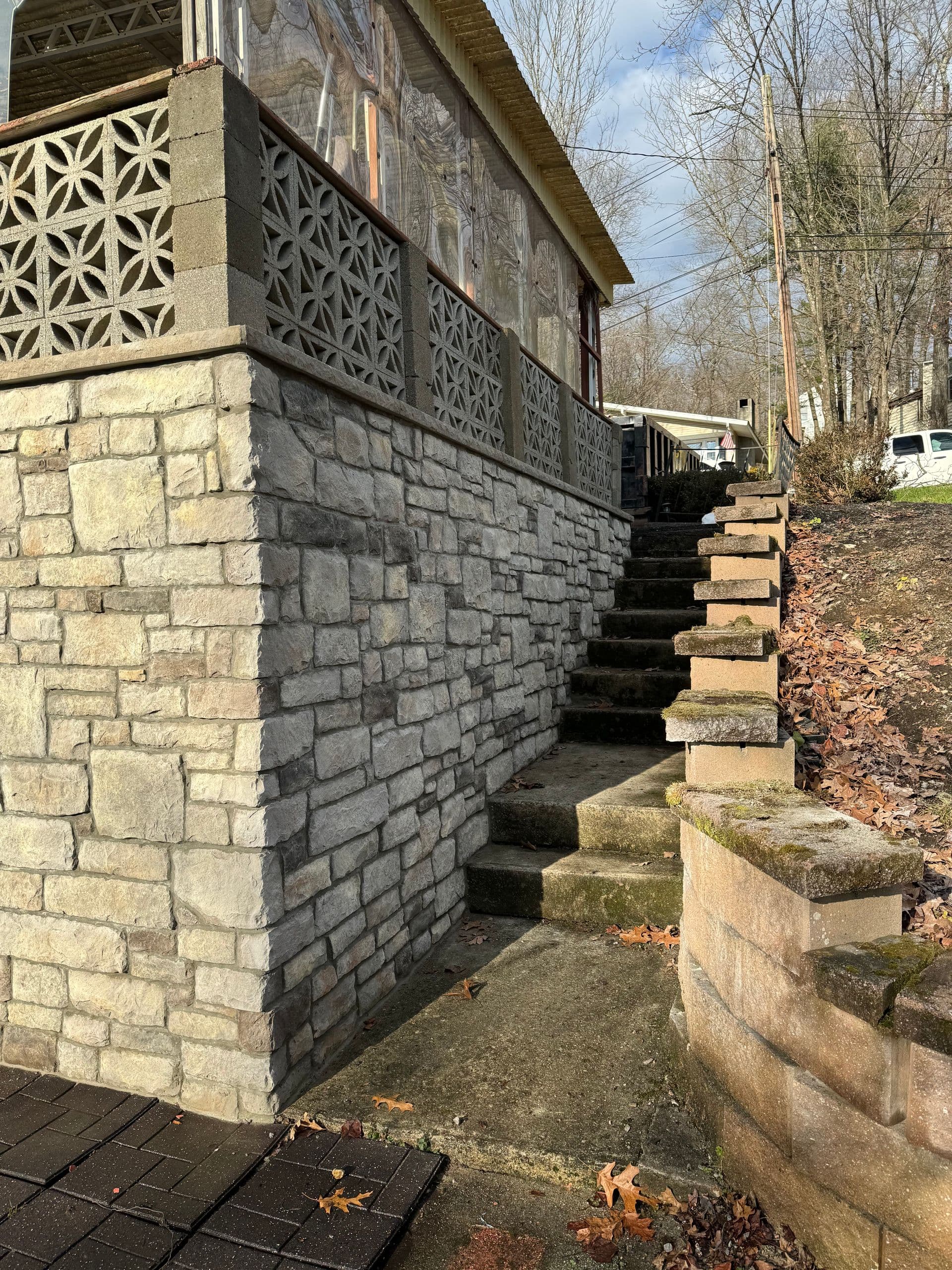 Superior Home Exteriors masonry project